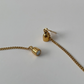 Wishbone Necklace- Gold -18K PVD Gold Plating|186993