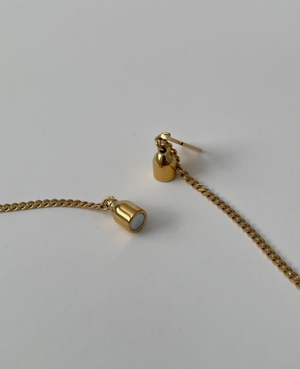 Wishbone Necklace- Gold -18K PVD Gold Plating|186993