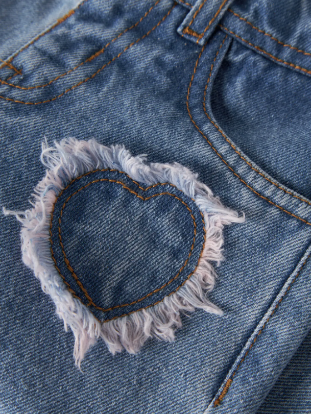 Name It - Wide Leg Heart Jeans|216234
