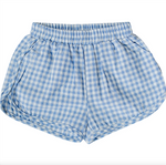 Mebie Baby - Blue Gingham Shorts|185380