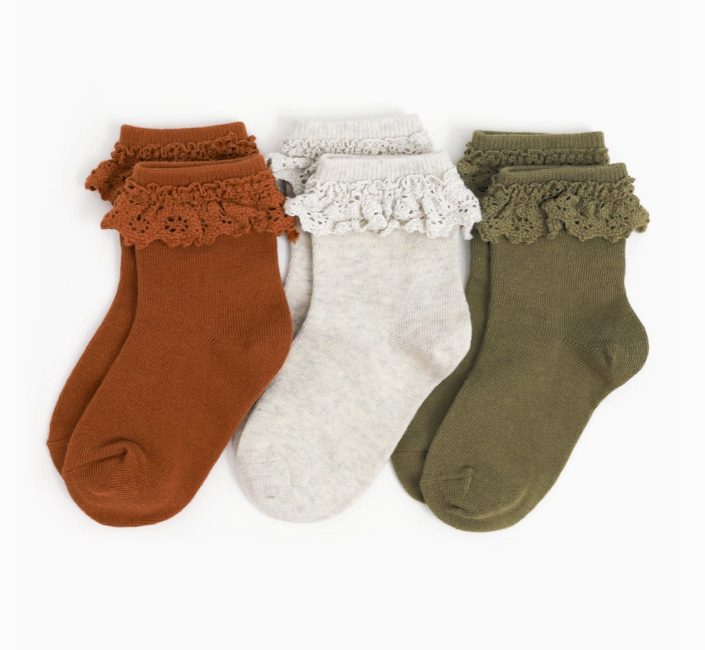 Little Stocking Co. - Lace Midi Sock 3-Pack|104641