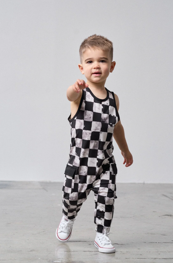 Little Bipsy - Check Romper|150752