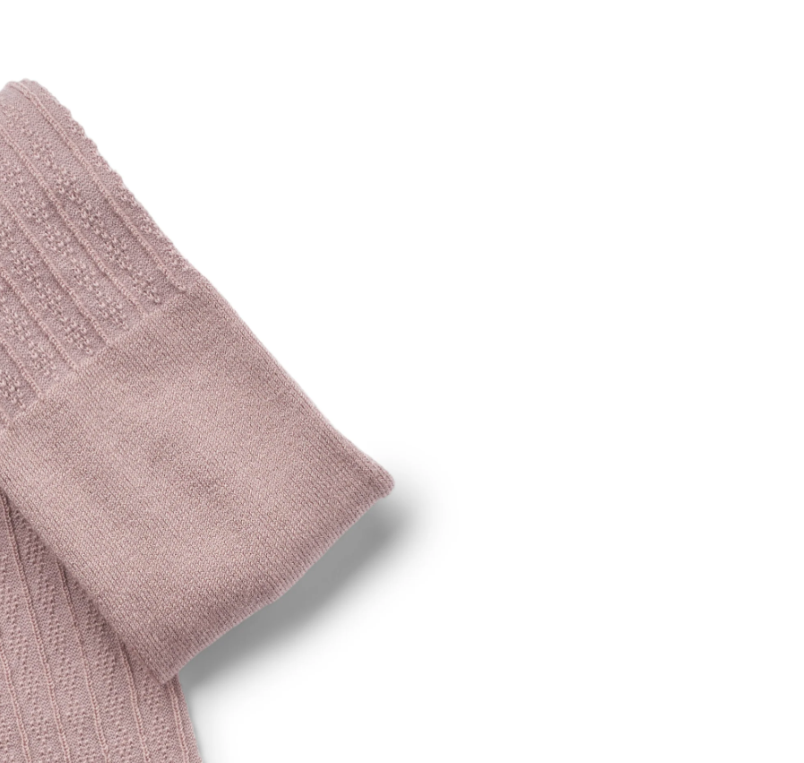 Wheat - Wool Lace Tights Karla dry rose|164440