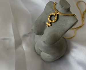 Fierce Femme Necklace - 18K PVD Gold Plating|176778