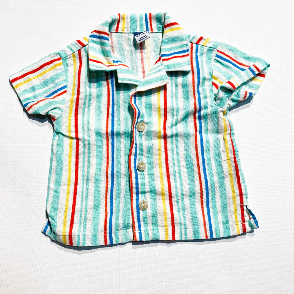 Old Navy button Up Shirt 6-12M|188593