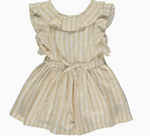 Vignette - Sandy Romper in Tan Stripe|87176