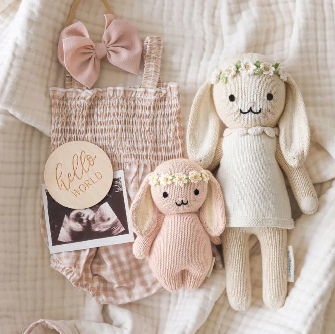 Cuddle & Kind - Baby Bunny (Rose with Ivory Floral) Gives 5 meals|113990