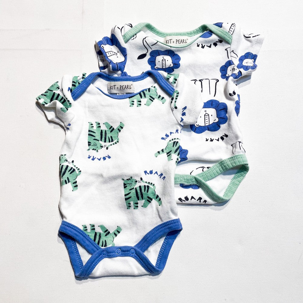 Kit & Pearl Onesie Set 0-3M|176295