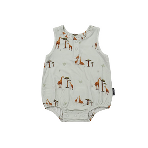 Belan.J - Sleevless Bubble Romper - Giraffes|193940