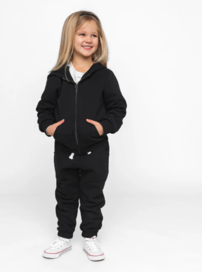 Little Bipsy - Classic Zip Hoodie - Black|164212