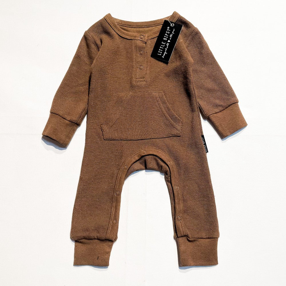 Little Bipsy Waffle Romper 6-9M Reg $48|134077