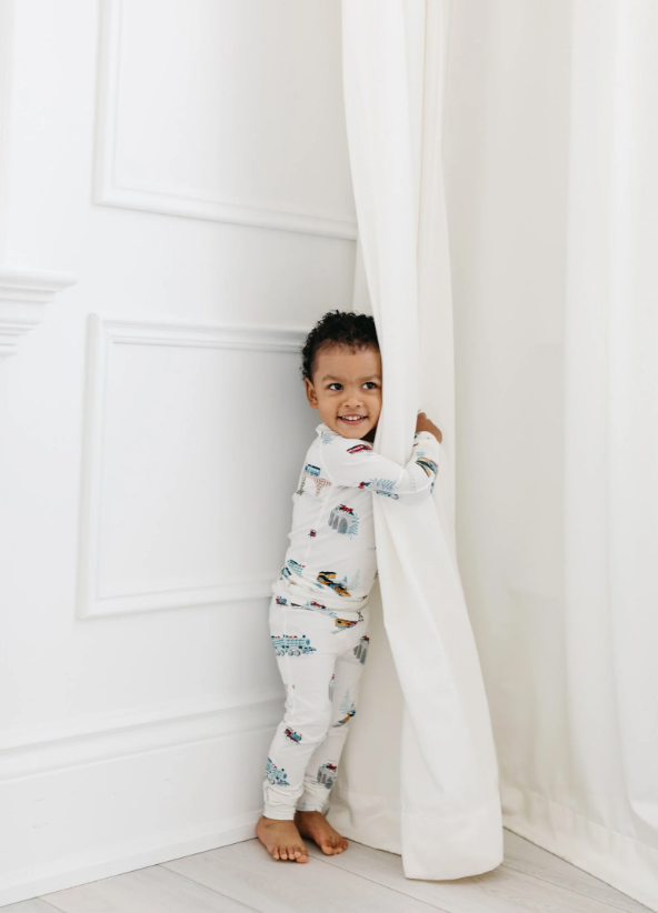 Loulou Lollipop - Long Sleeve Pajama Set All Aboard|114262