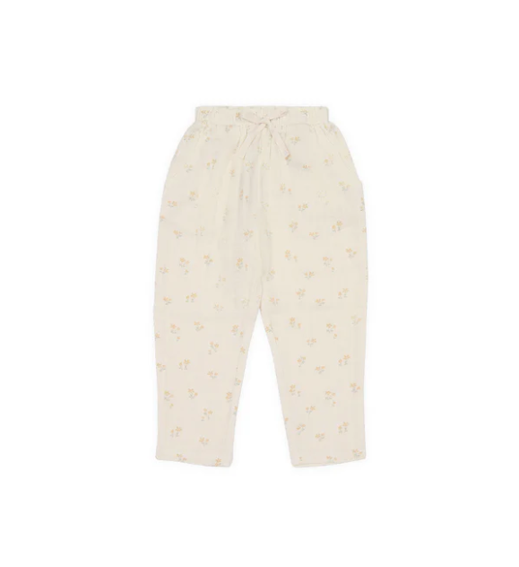 Jamie Kay - Organic Cotton Muslin Cordelia Pant - Pauline Chamomile|136618
