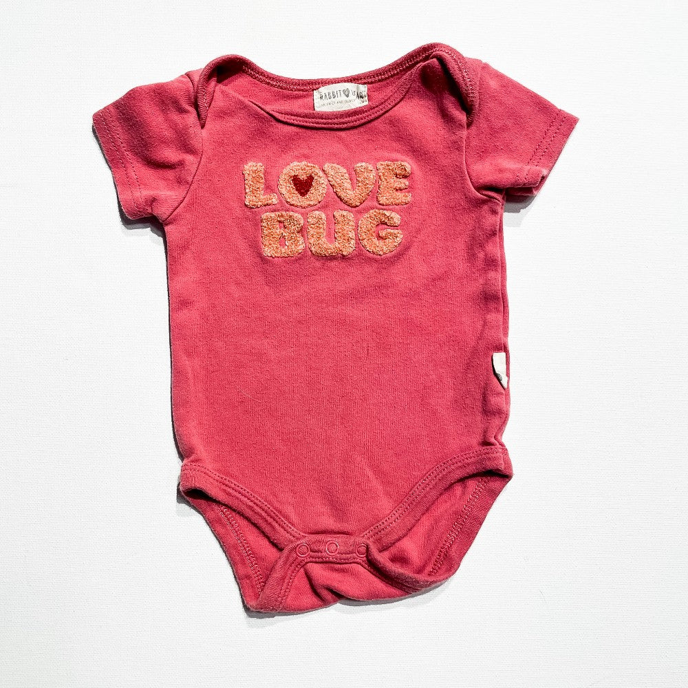 Rabbit + Bear Onesie 3-6M|220599