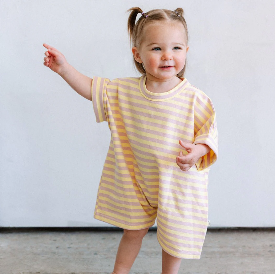 Roobear - Cotton Striped Romper|212541