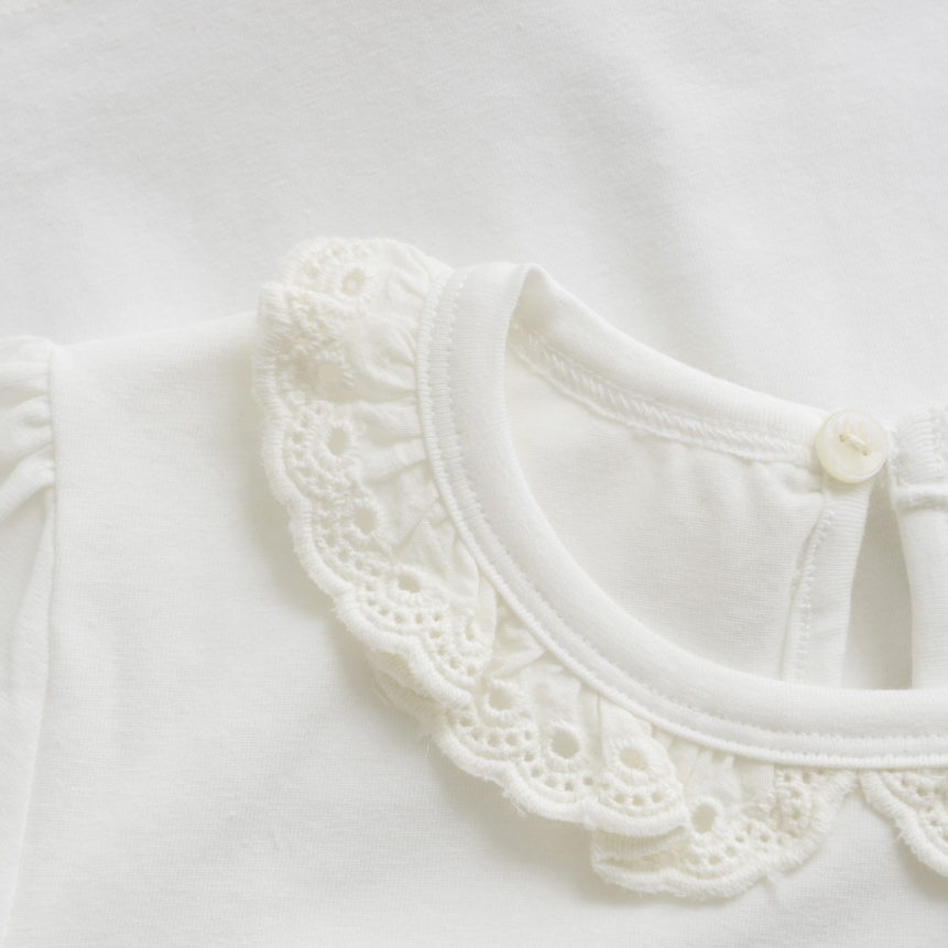 EnFant - Long Sleeve Pointelle - Egret|155848