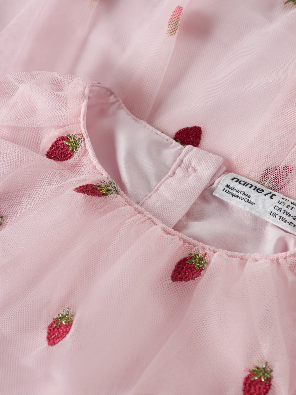 Name It - Strawberry Tulle Dress - Kids|208398