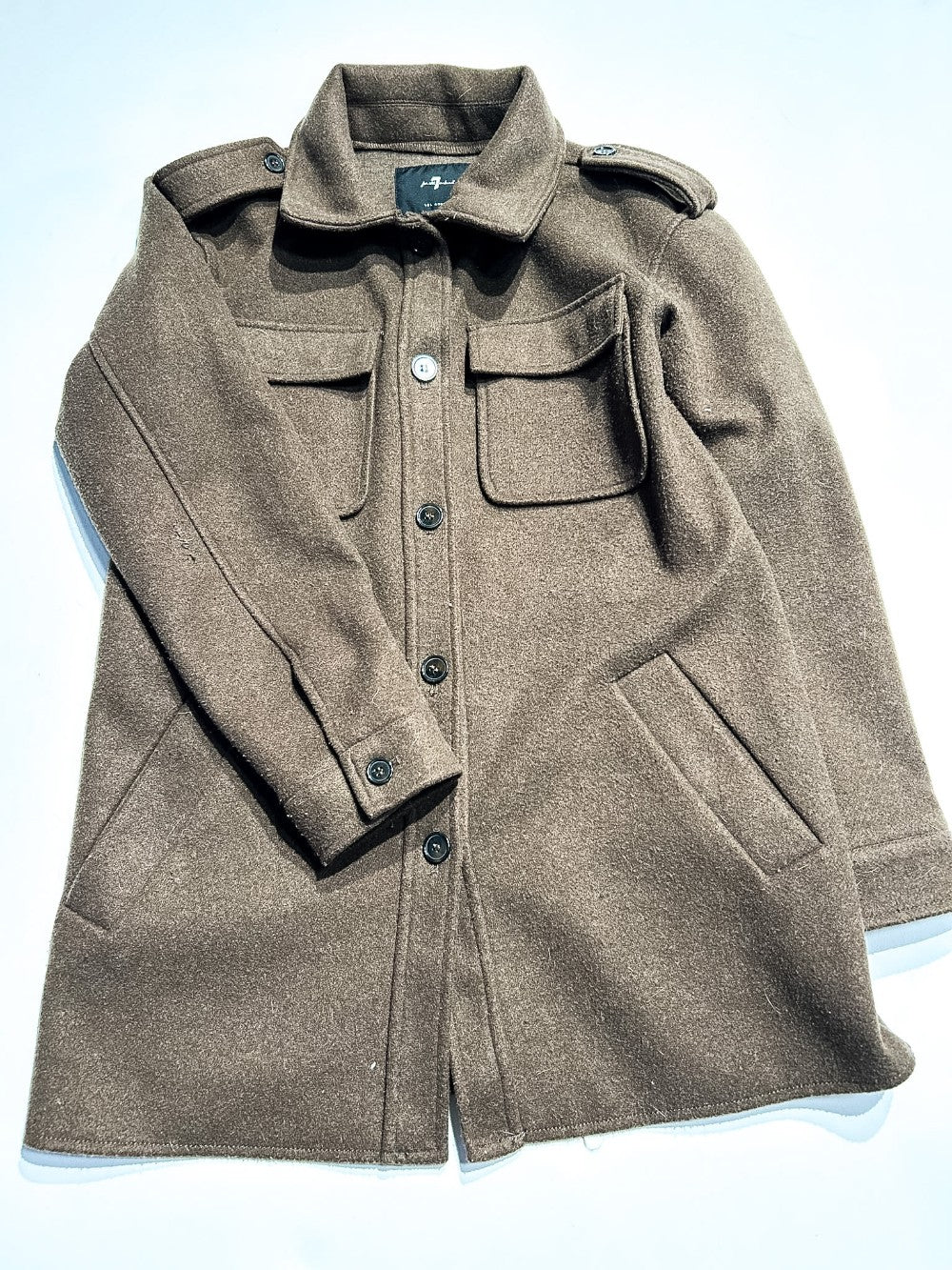 7 For All Mankind Jacket Small **No Belt|214046
