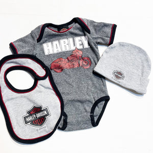 Harley Davidson Onesie Set 3-6M|161280