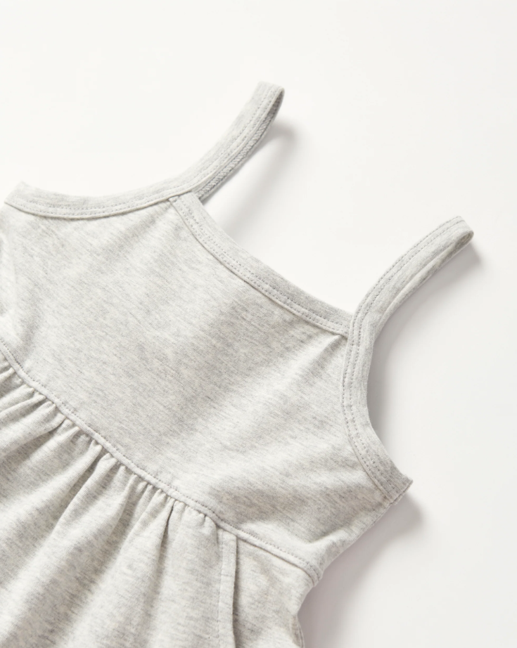 Little Bipsy - Jersey Tank Dress - Light Heather Grey|142529