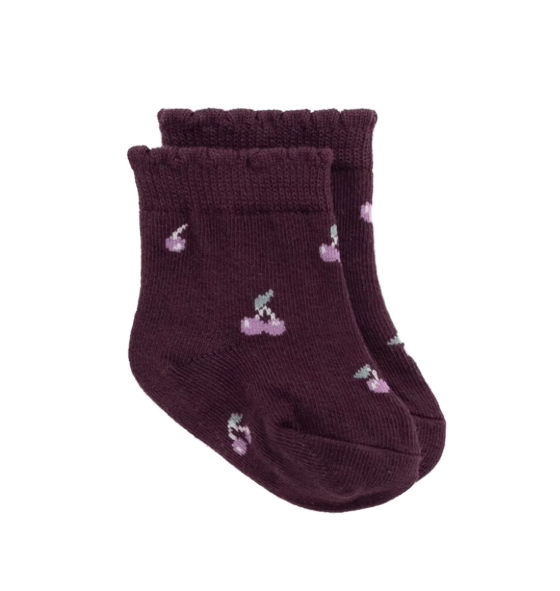 Jamie Kay - Cherry Love Plum - Socks|153294