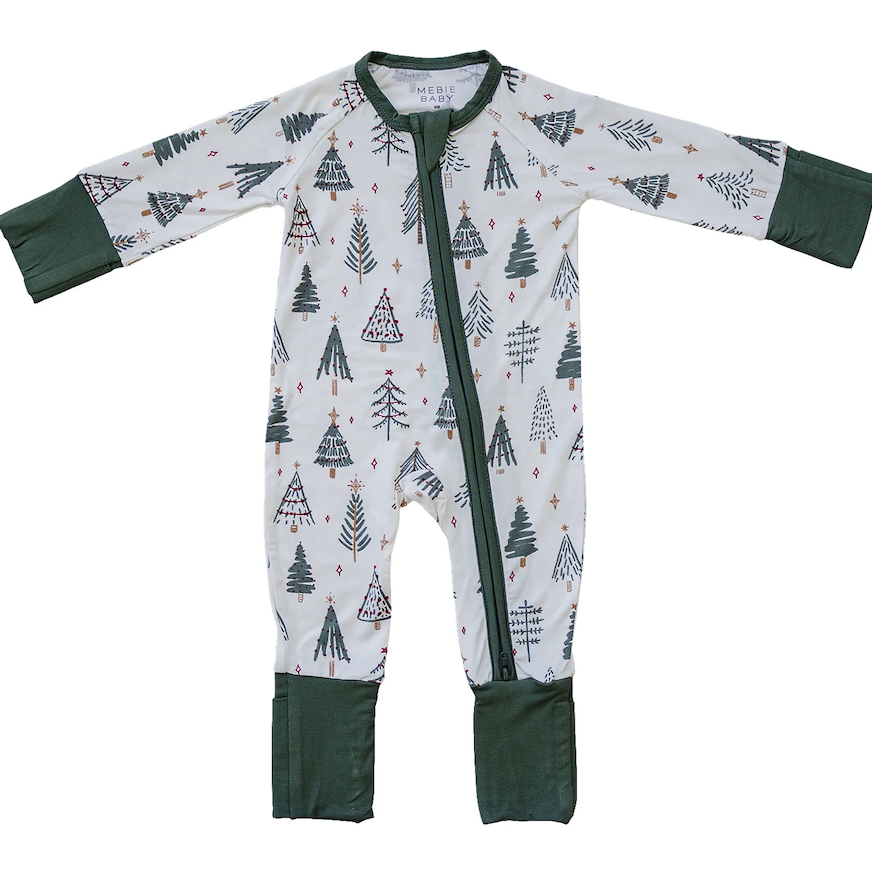 Mebie Baby - Christmas Tree Bamboo Zipper|108691