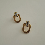 Amal Stud Earrings - 18K PVD Gold Plating|176707