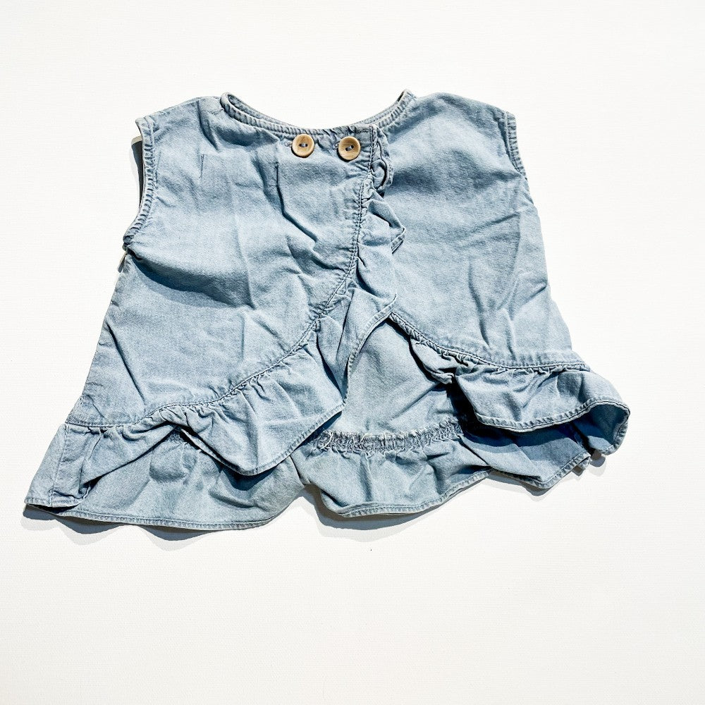 Zara Shirt 9-12M **Imperfection|190969