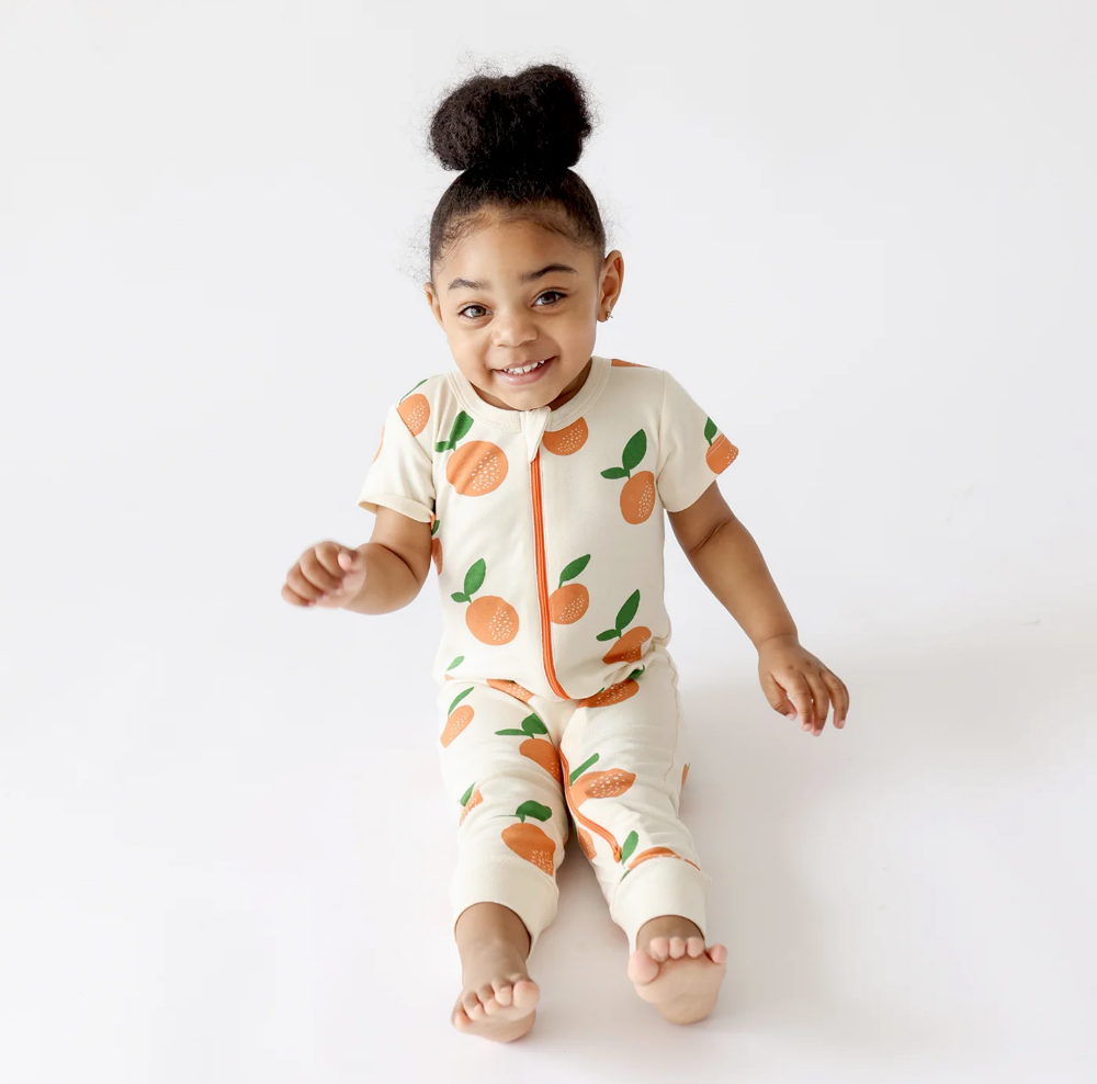 Parade - 2 Way Zip Romper Short Sleeve Big Citrus|147276