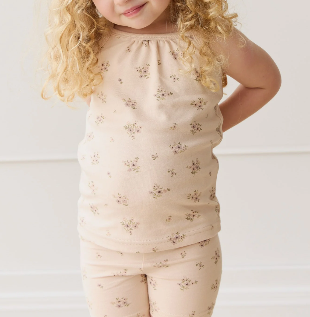 Jamie Kay - Organic Cotton Everyday Bike Short - Goldie Bouquet Pink Tin|120898