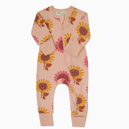 Parade -  '2-Way' Zip Romper Sunflowers|164062