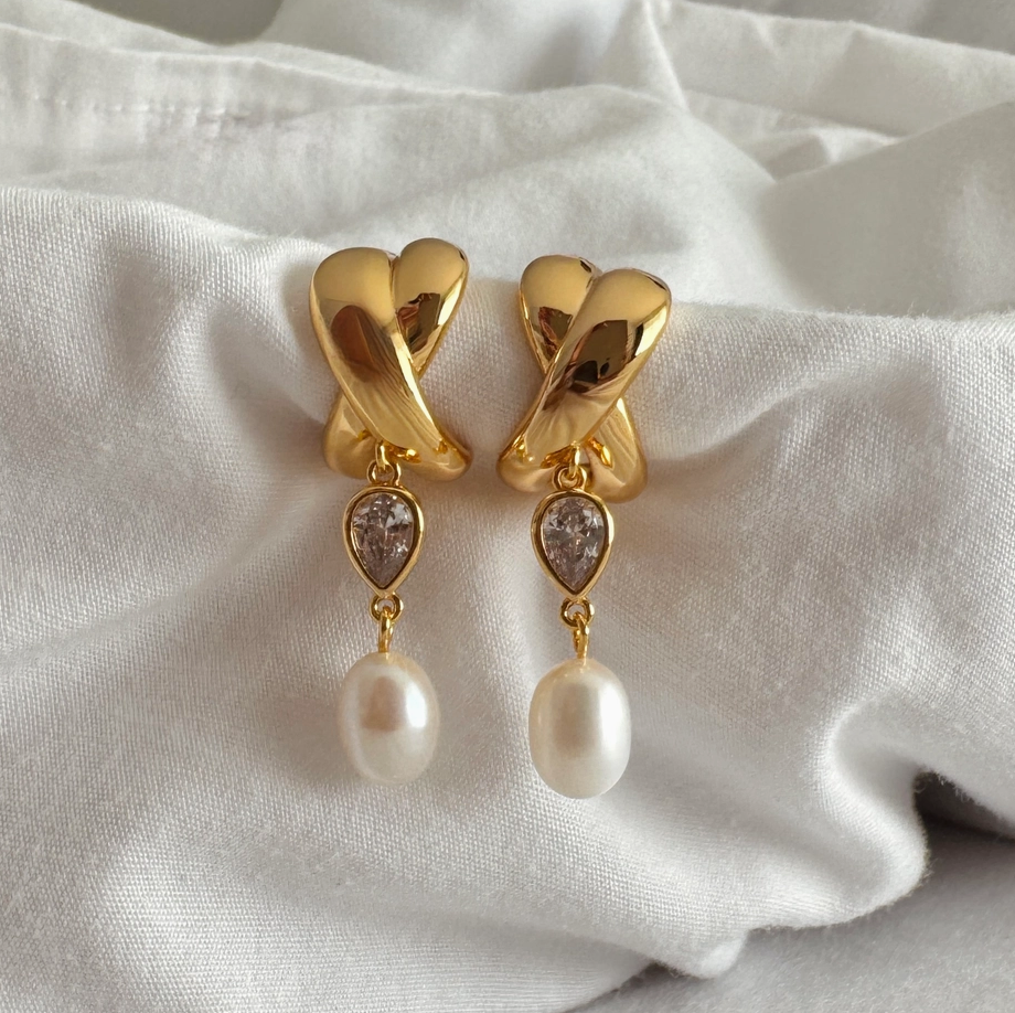 Safah Earrings - 18K PVD Gold Plating|176901