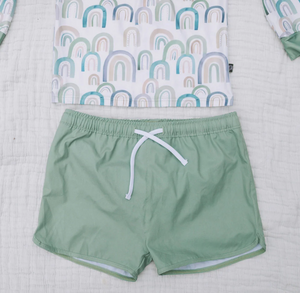 Honeysuckle - Kid's Trunks - Mint|97576