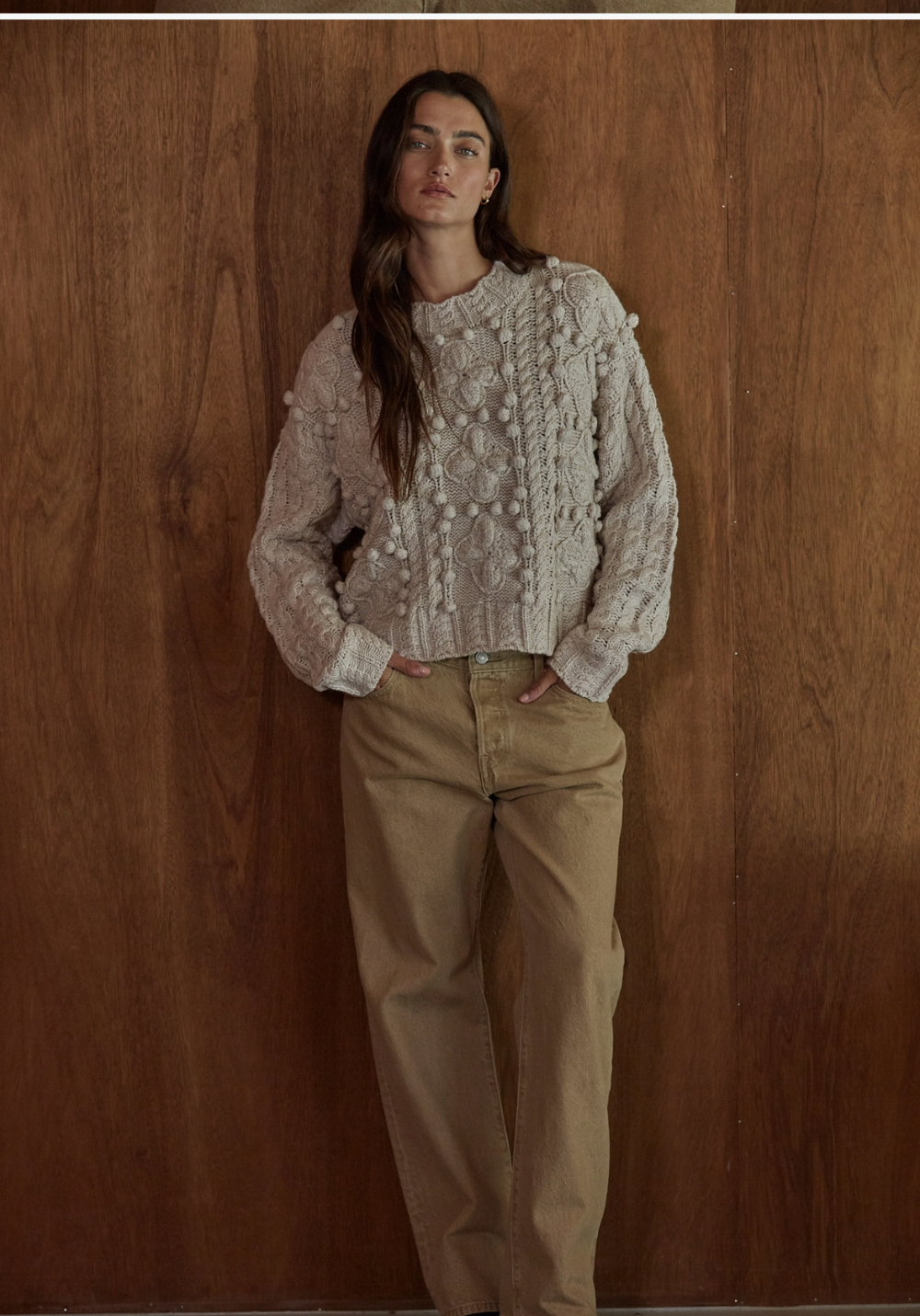 By Together - Knit Cable Sweater|215158