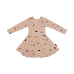 Belan.J - Long Sleeves Twirl Dress Witch Cats|220703