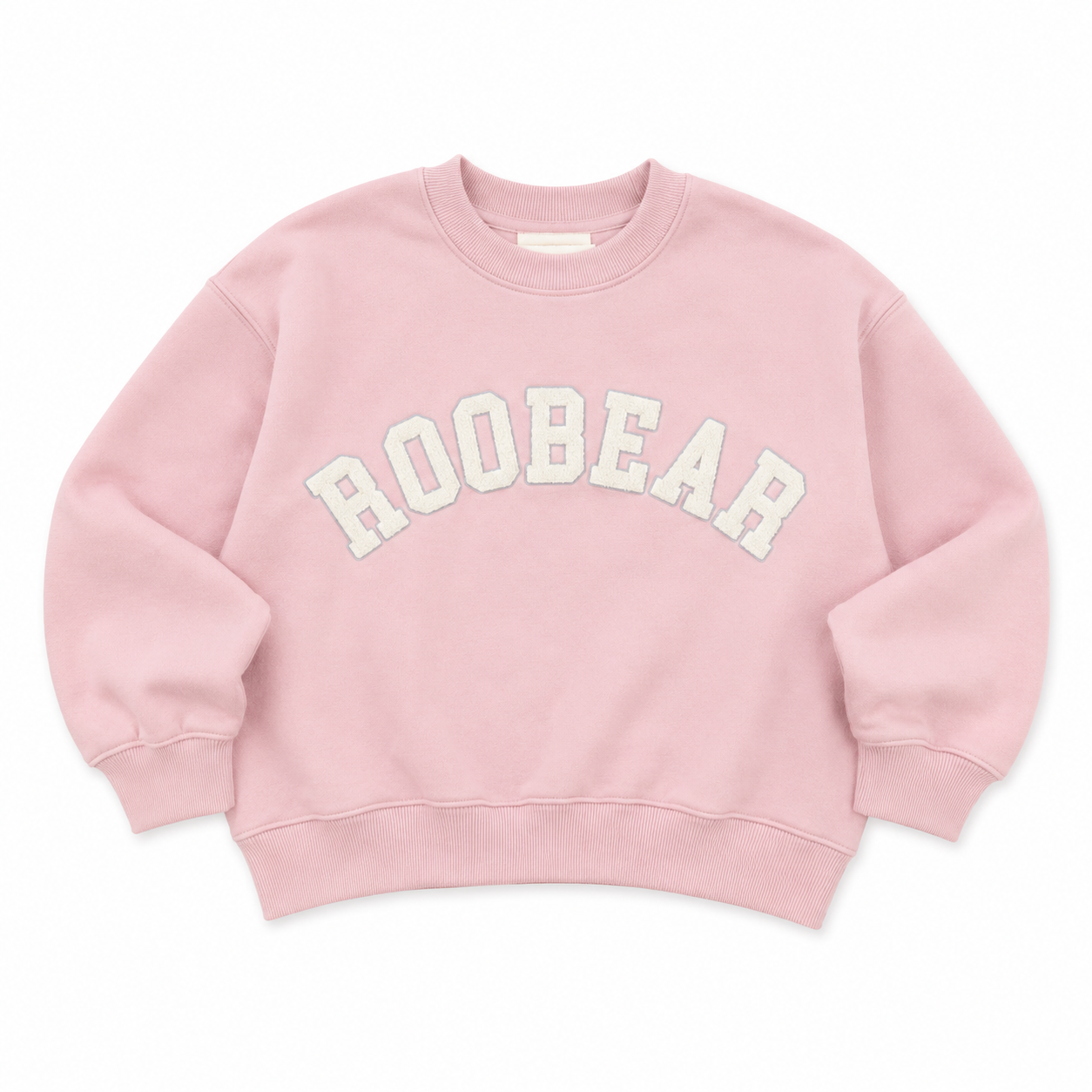 Roobear - Fleece-lined Crewneck Pink - 6T - 7/8Y