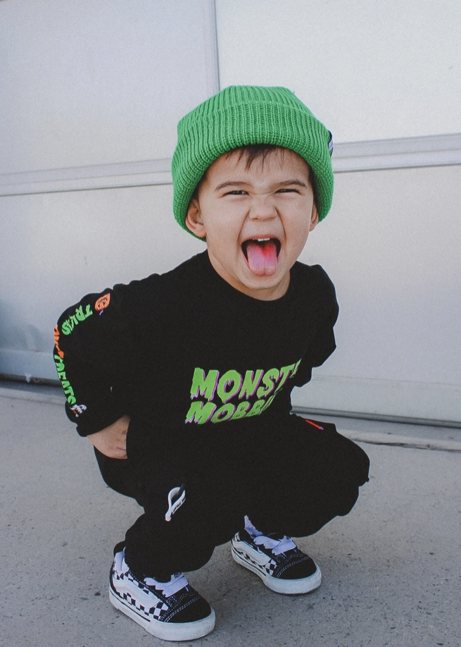 Little Trouble - Green Beanie|183141