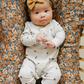 Mebie Baby - Floral Long Sleeve Button Romper|185333