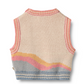 Wheat - Jaquard Vest Maria multi|164390