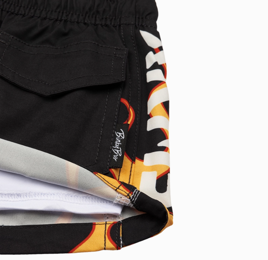 BinkyBro - Kids Swimsuit Stamped Flames|190009