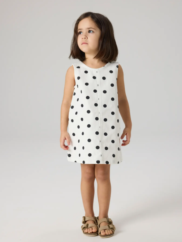 Name It - Polka Dot Denim Dress|214009