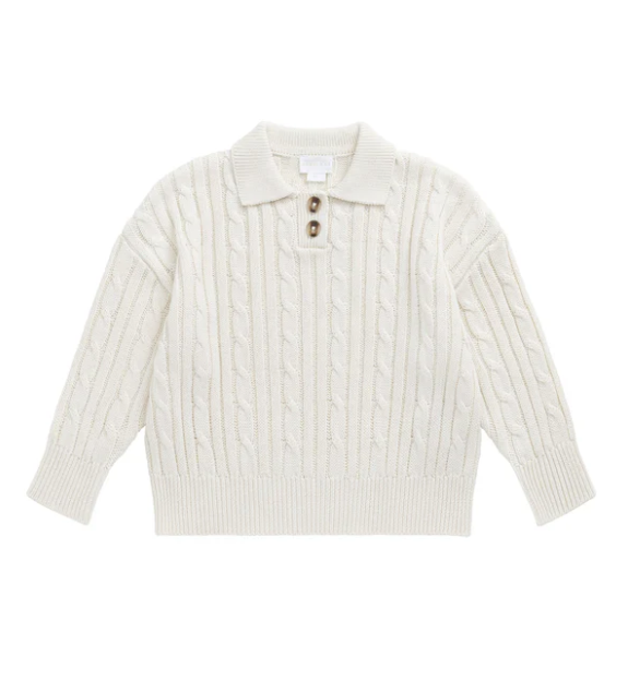 Wade Knitted Jumper - Cloud|154978
