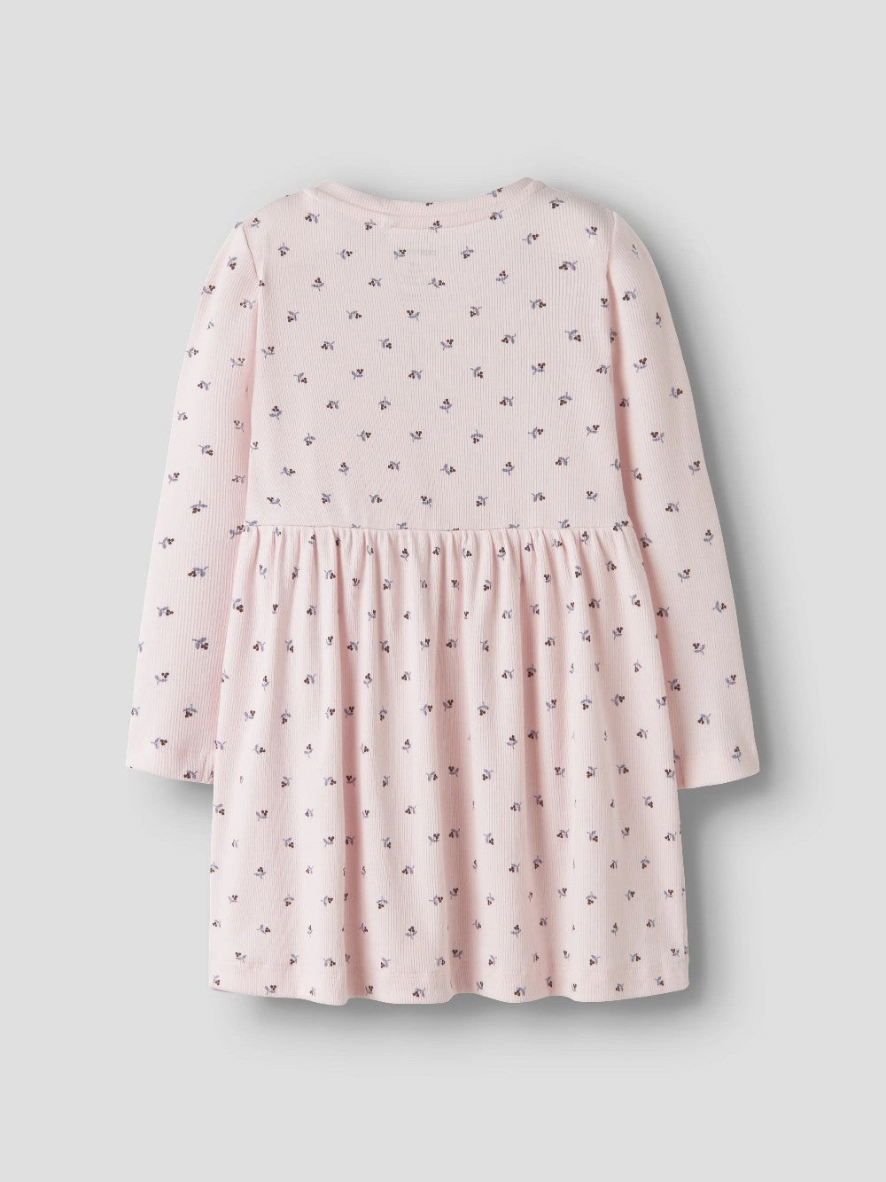 Name It - Long Sleeve Ribbed Floral Dress|225511