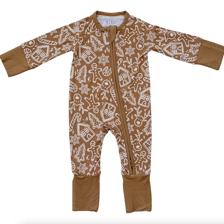 Mebie Baby - Gingerbread Bamboo Zipper|108648