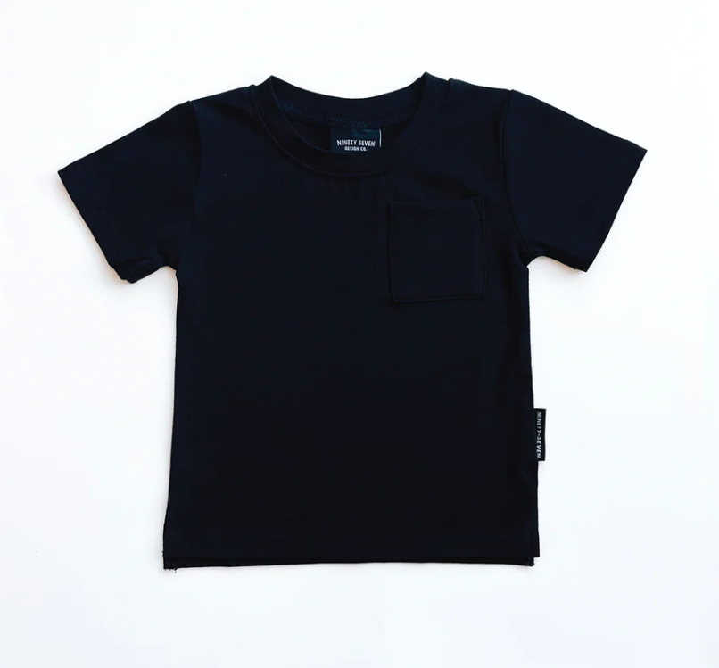 97 Design Co - Basic Pocket T-Shirt Black|65720