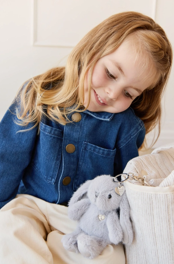 Snuggle Bunnies - Keyring - Penelope the Bunny - Silver|153193