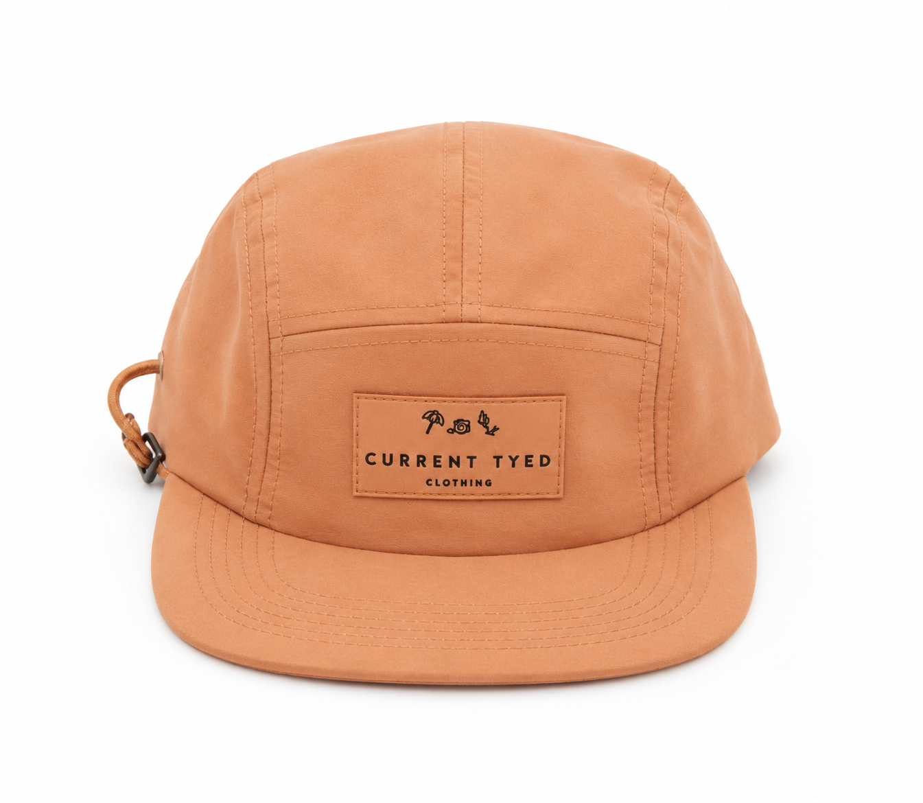 Current Tyed - 5 Panel Waterproof Snapback - Clay - 4Y+
