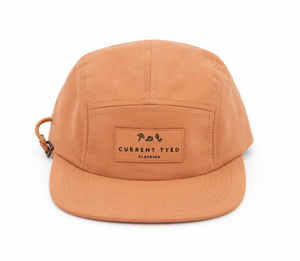 Current Tyed - 5 Panel Waterproof Snapback - Clay - 4Y+
