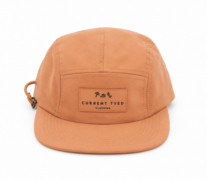 Current Tyed - 5 Panel Waterproof Snapback - Clay - 4Y+