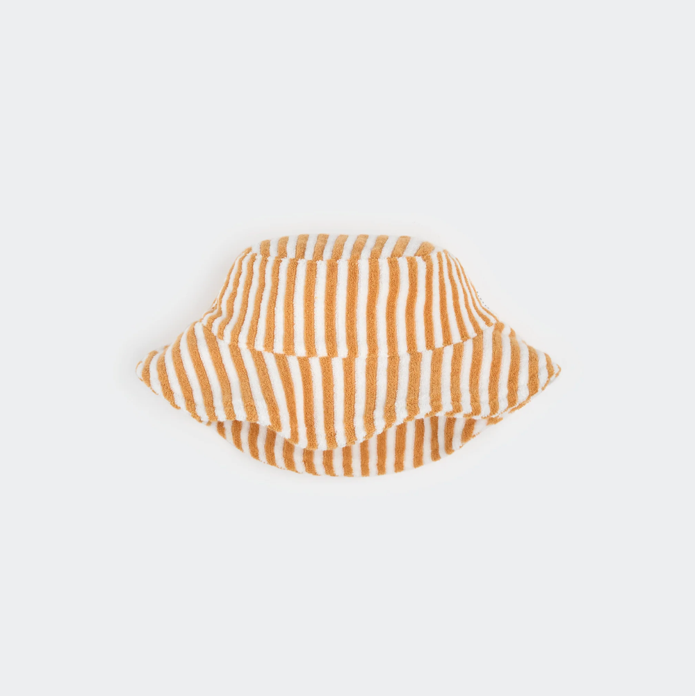 Petit Lem - Bucket Hat - Yellow Gold Striped|187201